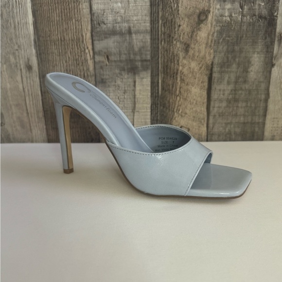Journee Collection Stiletto Slip-On High Heels Marlowe Blue - Picture 1 of 7